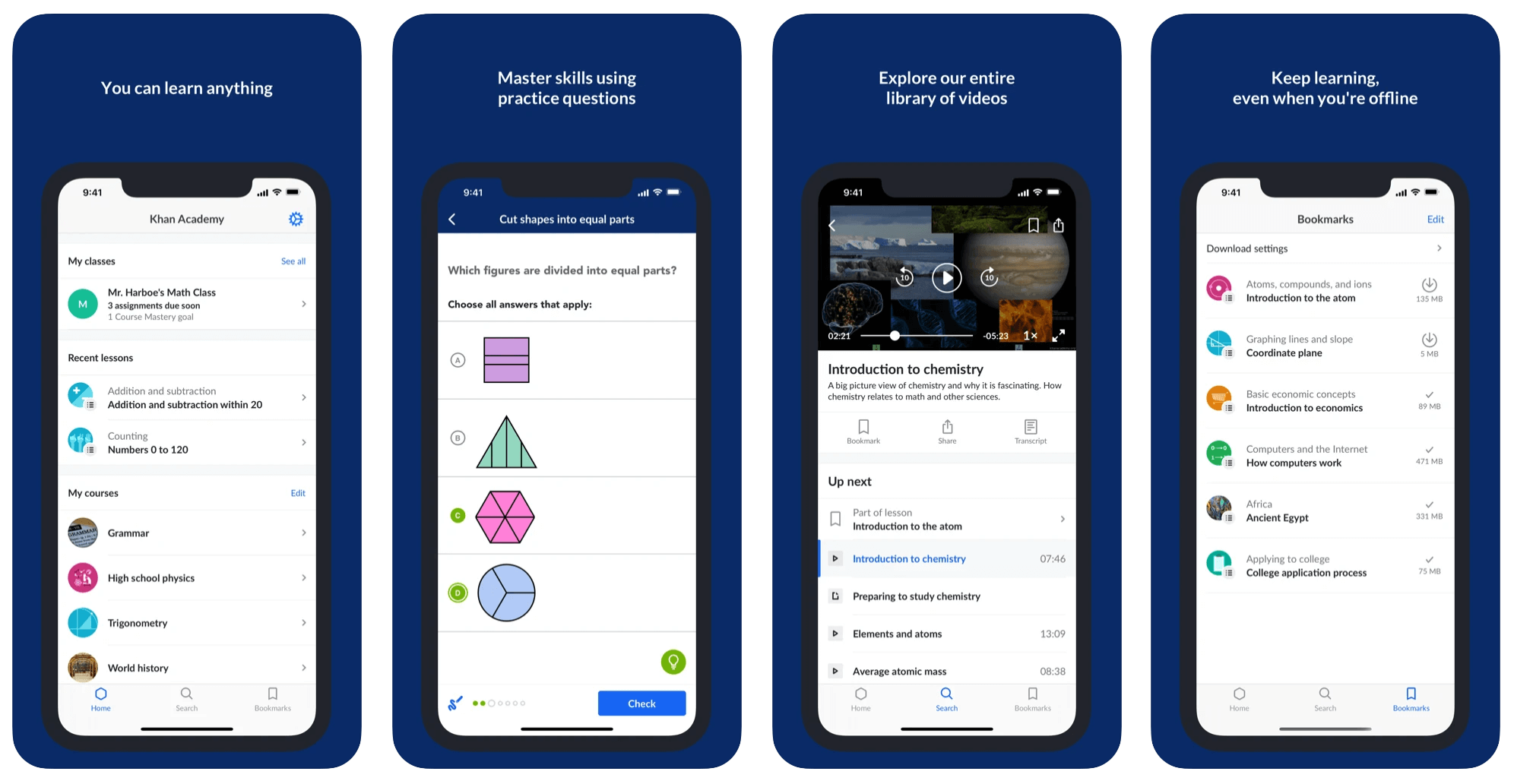 The 10 Best Mobile Learning Apps 4 khan 1