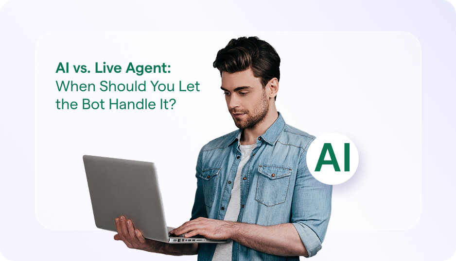 ai bots vs live agent