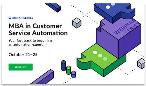 MBA webinar customer service automation: Register now