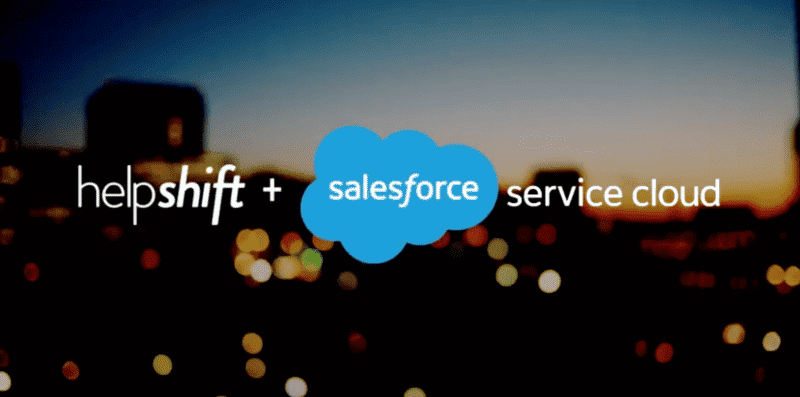 Helpshift and SalesForce logo