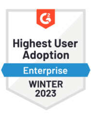Highest User Adoption - Enterprise