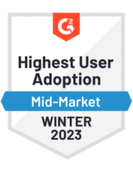 Highest User Adoption - Mid Market