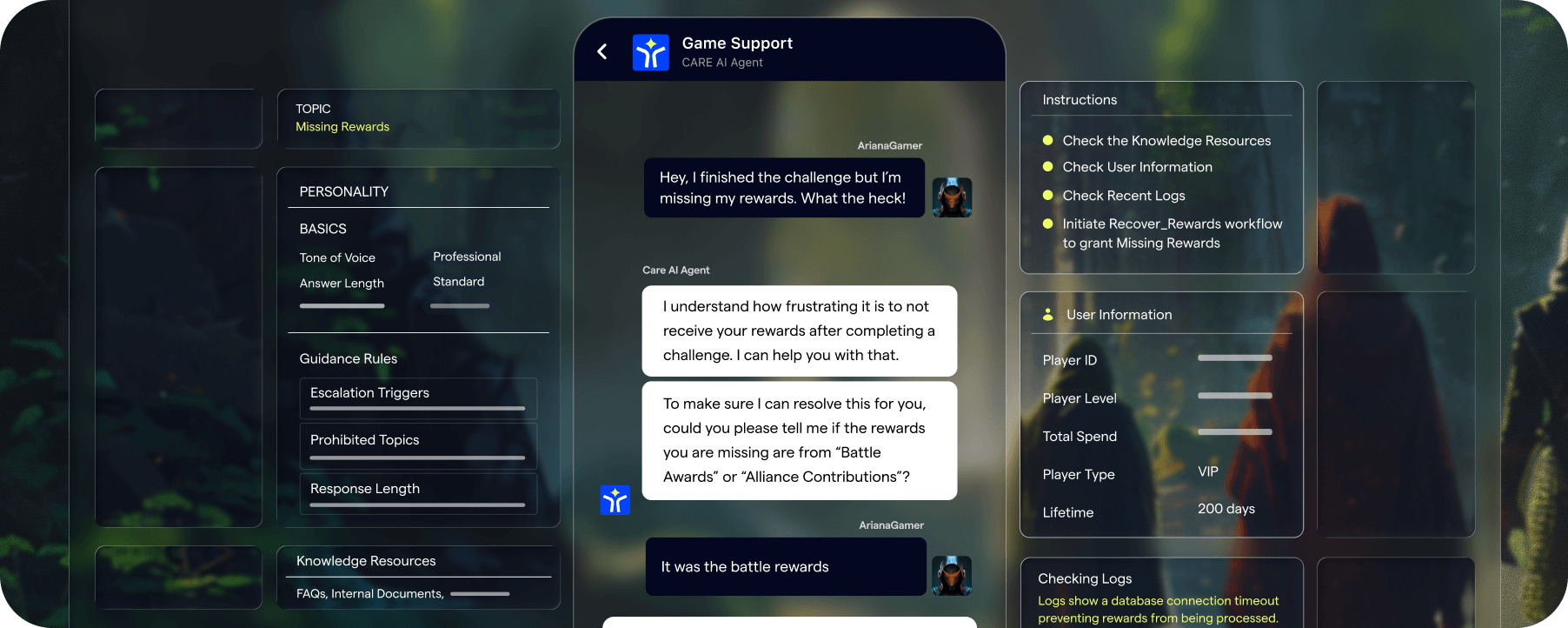 Care AI Agent GA In-App AI Resolution Engine