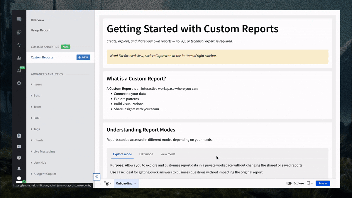 Custom Analytics