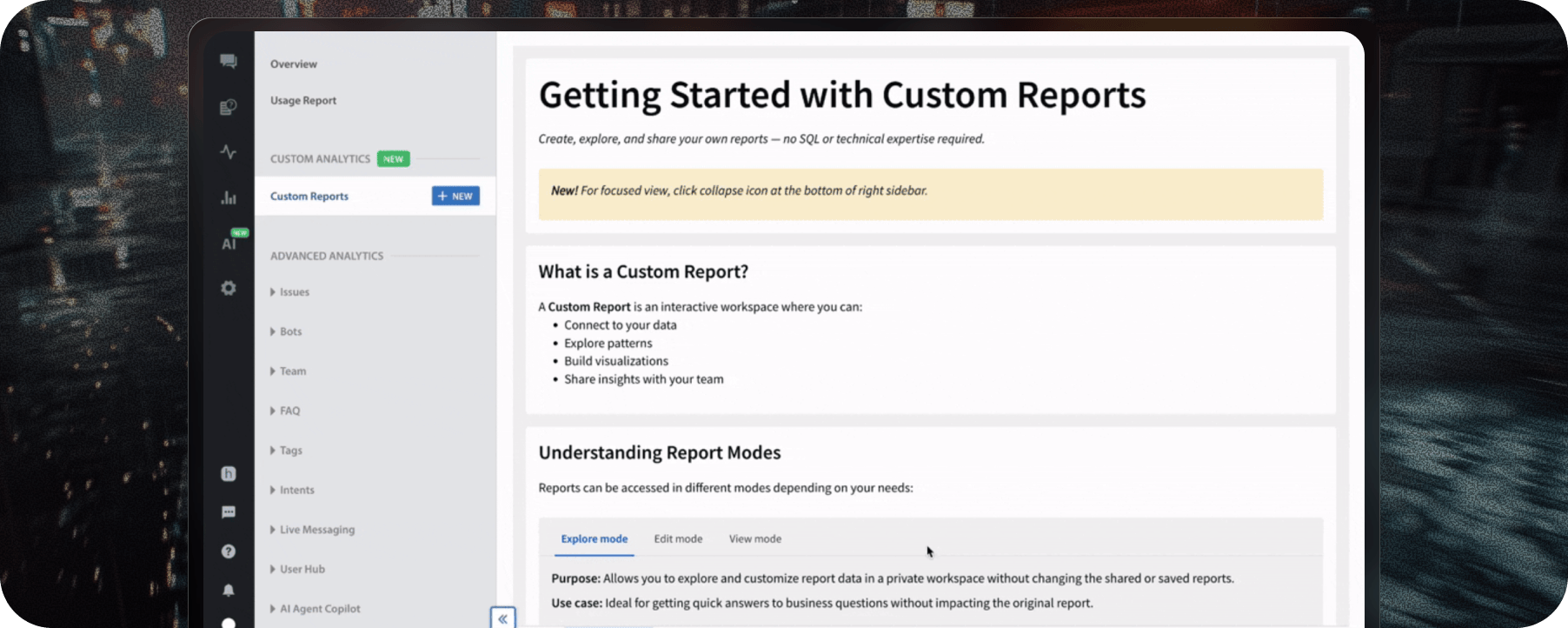 Custom Analytics