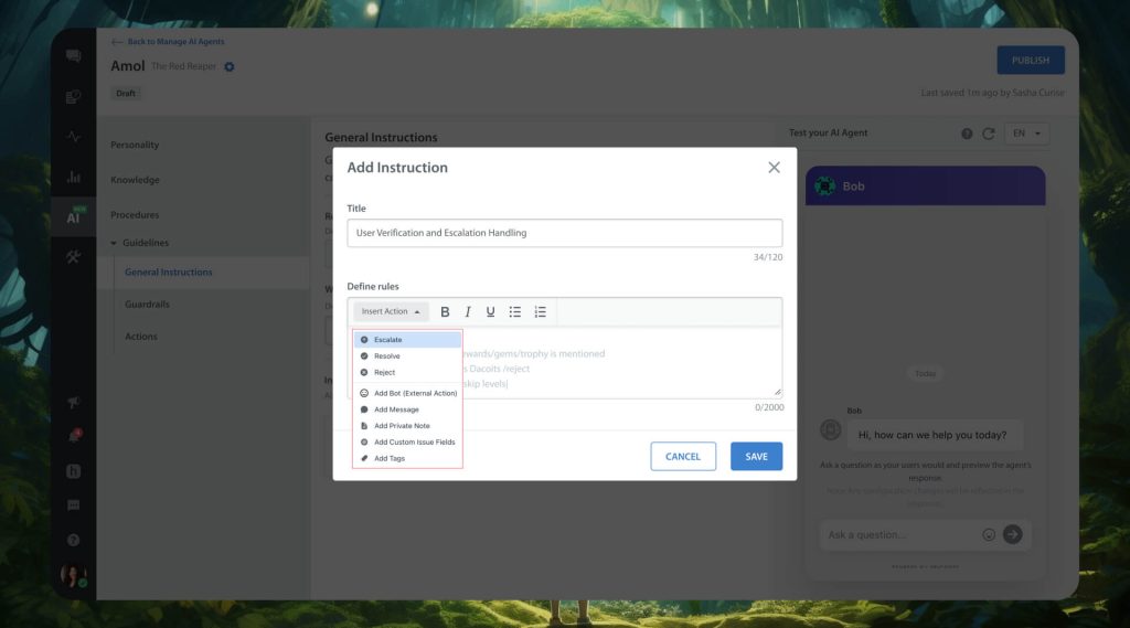 Care AI Actions